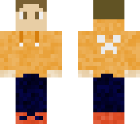 orange creeper hoody boy