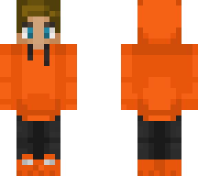 oranged w hood