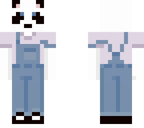 overalls panda girl