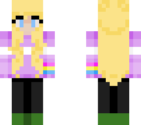 pan blond girl