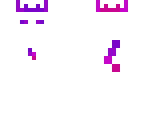 pink purple white magenta gamer king