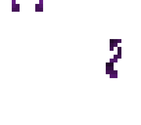 purple devil horns and tail - accessory base