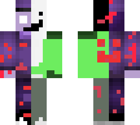 purple guy and a dream monster