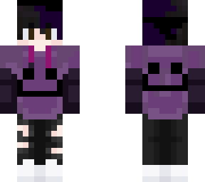 purple smiley with mask