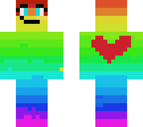 rainbow girl