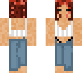 red head w tank top <3