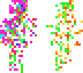 splat of colors