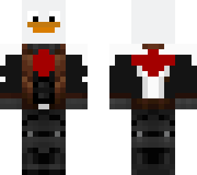 under the red duck