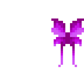 vibrant purple fairy wings - accessory base