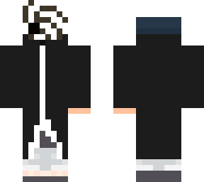 white mask white arm