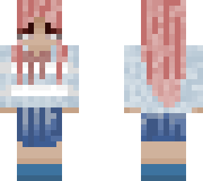`pink hair girl`