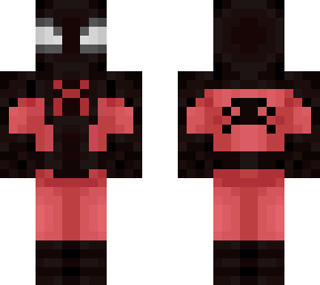 black and red spider-man
