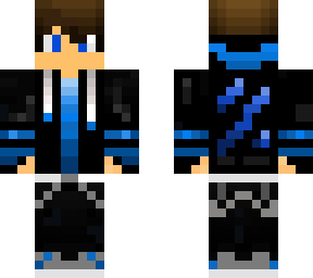 blue cool gamer boy