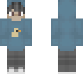 boy with duck on hoodie