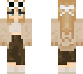 brown jacket and brown pants with horns