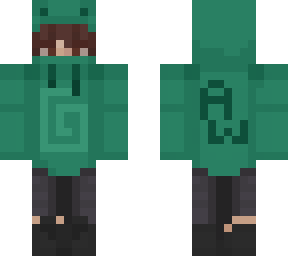 brunette girl frog