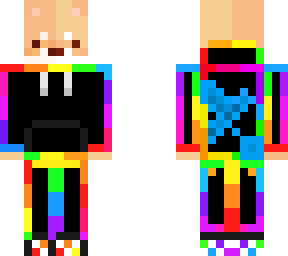 cartoony rainbow shibe
