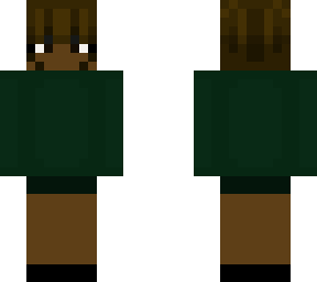 green sweater girl slim skin