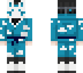 me kitune mask blue