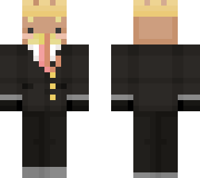 newt in a suit