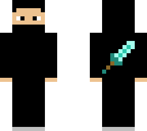 ninja armed with diamond sword