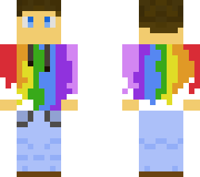 rainbow hoodie finished