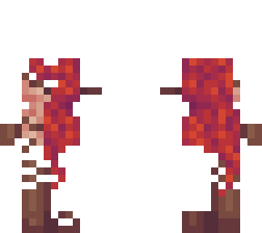 red cape & dress - base