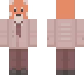 red panda in uniform