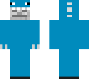 skeleton dino costume with derp face