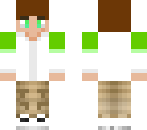 tommyinnit but he has brown hair and green eyes.