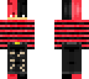 black and red