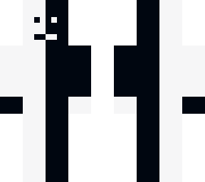 black and white