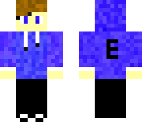 blue boy with hoodie