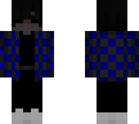blue checkered