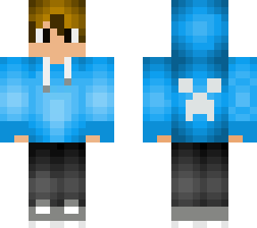 blue creeper hoodie