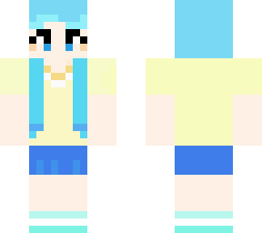blue girl