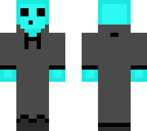 blue slime with clothes