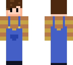 boy in overalls