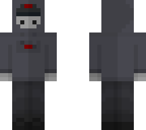 crying grey man with hood