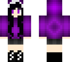 ender girl with black hair (edited)