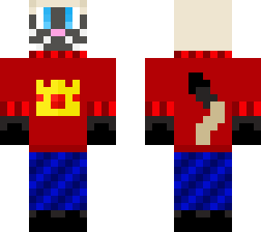 enzo (gato siames, estilo minecraft) {con ropa 2}