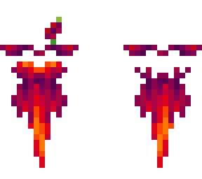 fire flower dress - base