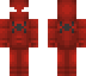 fully red spider-man