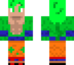 goku super saiyan  4 green