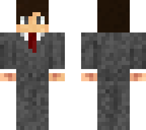 gray suit