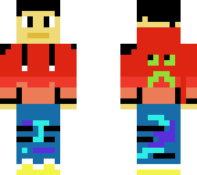 hoodie with jeans / cool look i minecraft