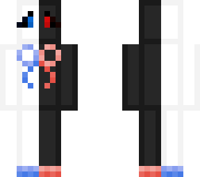 i got bored so split colour girl