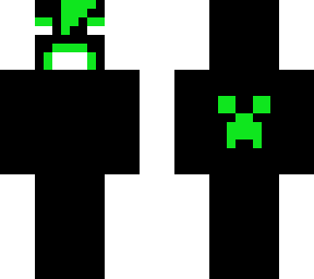neon cow gamer creeper face (effects)