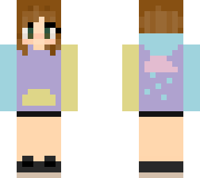 pastel rainy hoodie