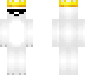 polor bear with glasses and crown